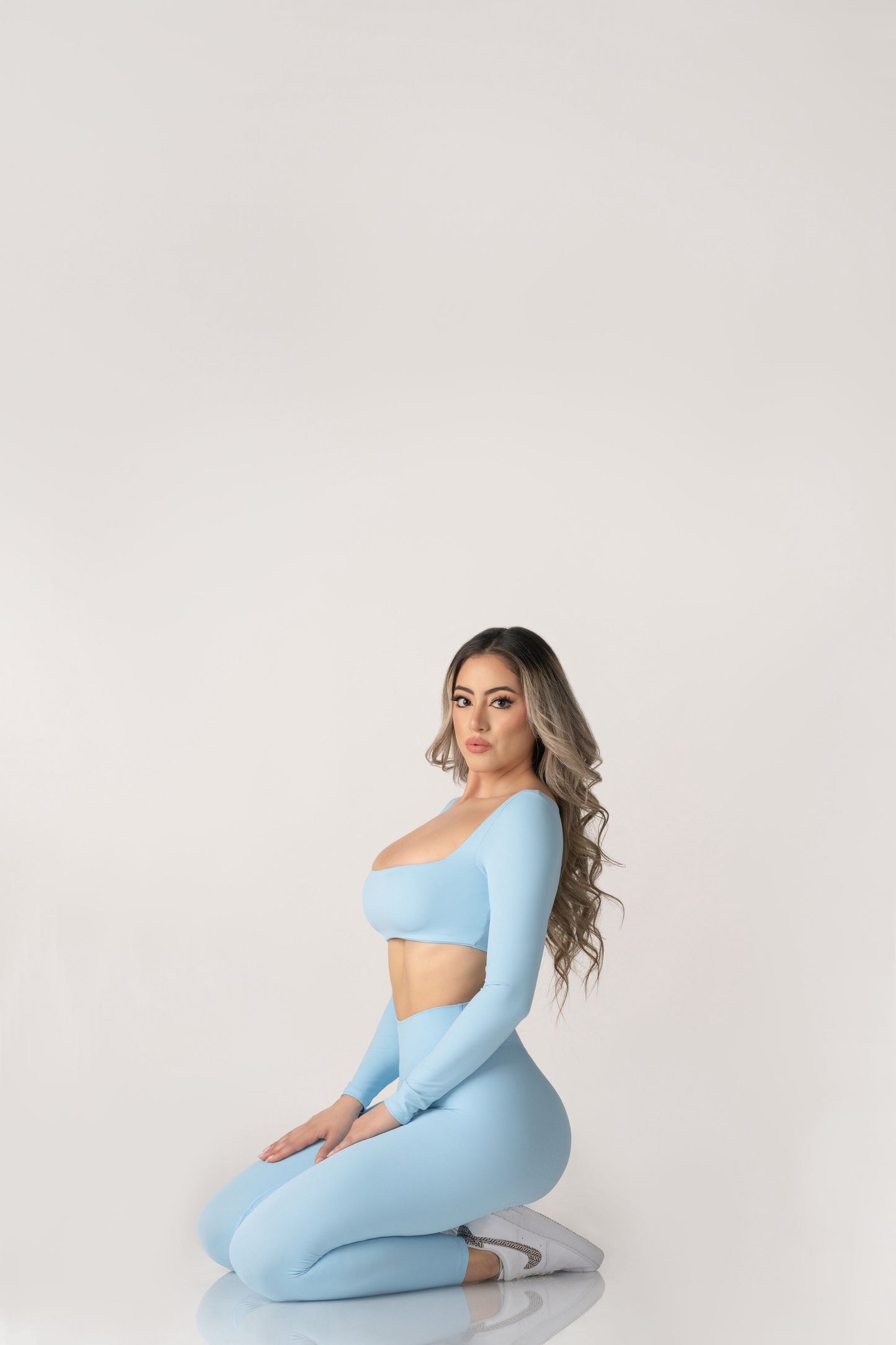 Baby Blue Bum Leggings