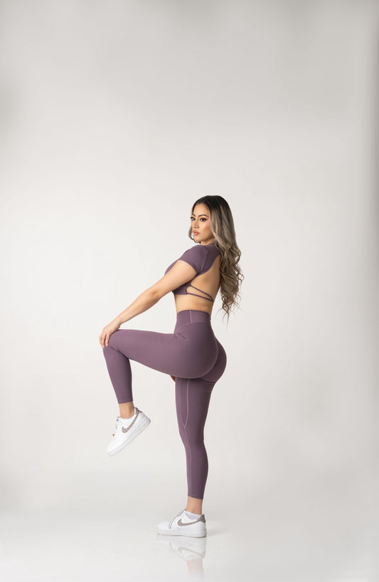Purple Bum Leggings